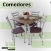 Juego de Comedor Metálico 4 Sillas House