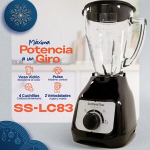 Licuadora Scotland Star SS-LC83B tritura hielo