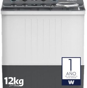 Lavadora Semiautomática Westinghouse doble tina 12Kg