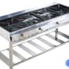 Cocina Industrial acero Inoxidable 4 quemadores