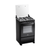 COCINA A GAS INDURAMA MÉRIDA BLACK QUARZO HOME 4Q 24"