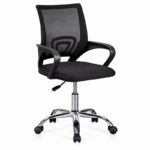 Silla para oficina con Espaldar de Malla Negra